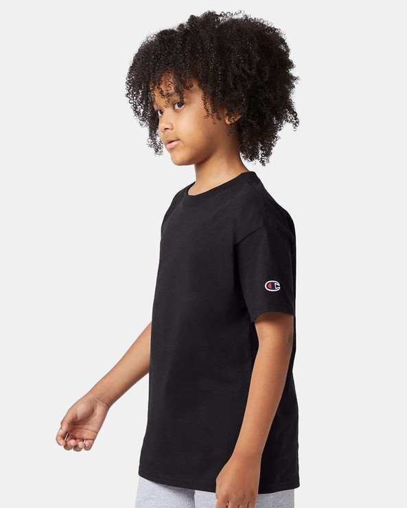 Champion T435 - Camiseta sin etiqueta juvenil