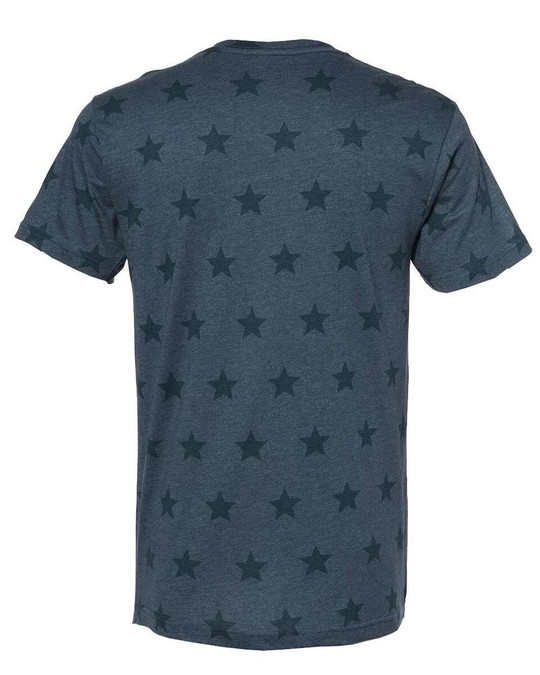 Code Five 3929 - Camiseta con estampado de estrellas