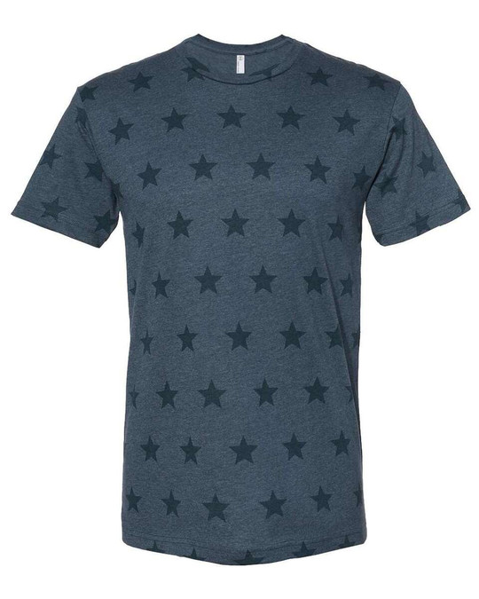 Code Five 3929 - Camiseta con estampado de estrellas