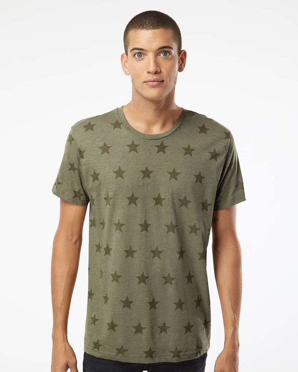 Code Five 3929 - Star Print Tee