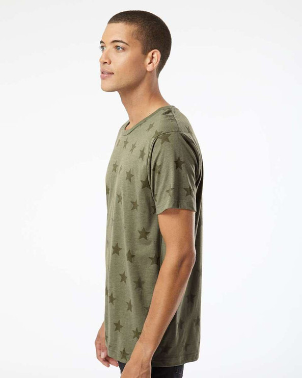 Code Five 3929 - Star Print Tee
