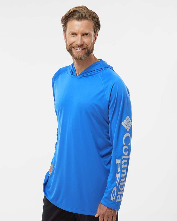 Columbia 212482 - PFG Terminal Tackle™ Hooded Long Sleeve T-Shirt
