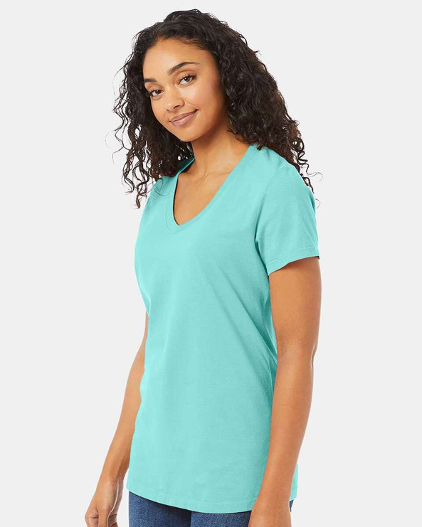 ComfortWash by Hanes GDH125 - Garment-Dyed Women's V-Neck T-Shirt