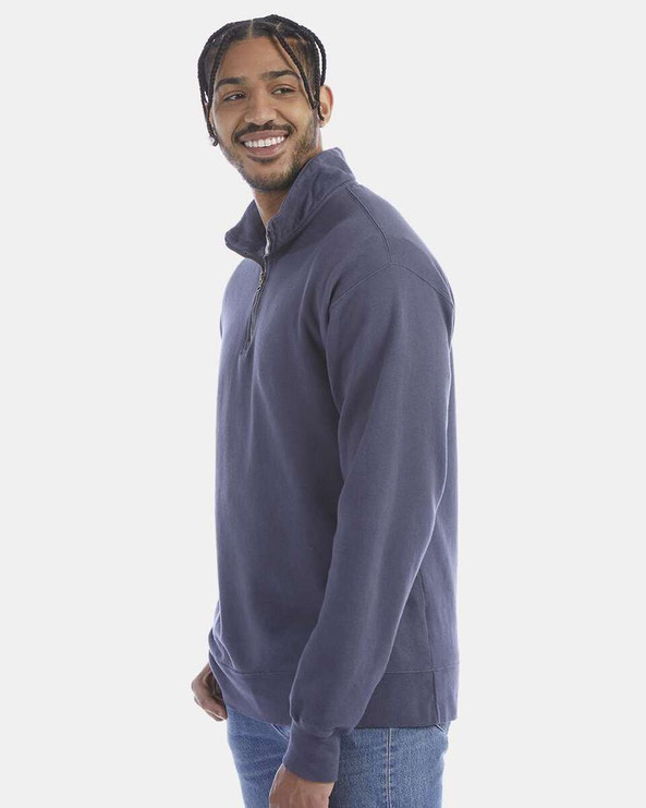 ComfortWash by Hanes GDH425 - Garment-Dyed Quarter-Zip Sweatshirt
