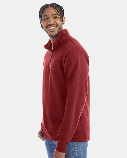 ComfortWash by Hanes GDH425 - Garment-Dyed Quarter-Zip Sweatshirt