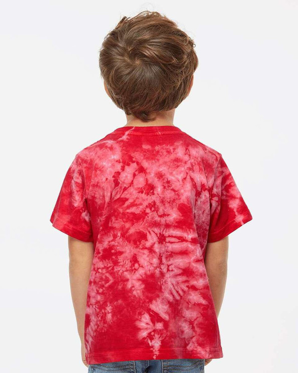 Dyenomite 330CR - Camiseta Crystal Tie-Dyed para niño pequeño