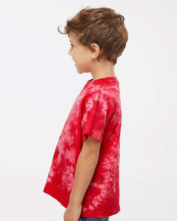 Dyenomite 330CR - Camiseta Crystal Tie-Dyed para niño pequeño