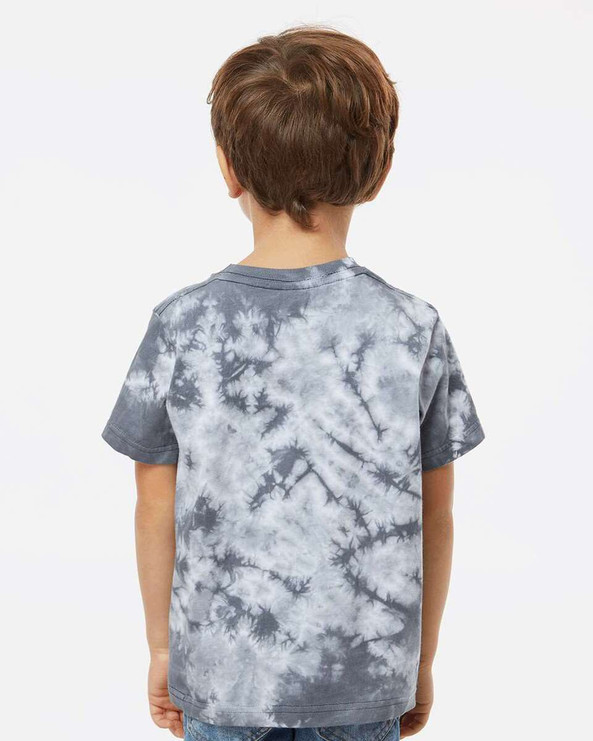 Dyenomite 330CR - Camiseta Crystal Tie-Dyed para niño pequeño