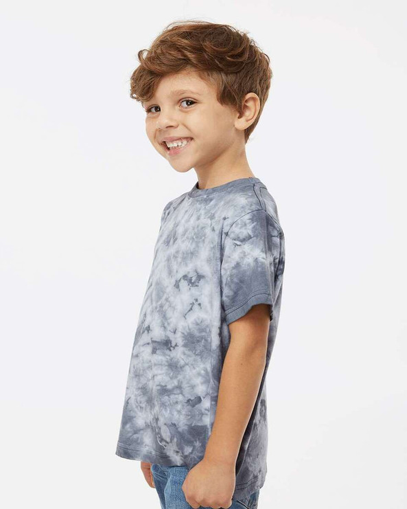 Dyenomite 330CR - Camiseta Crystal Tie-Dyed para niño pequeño