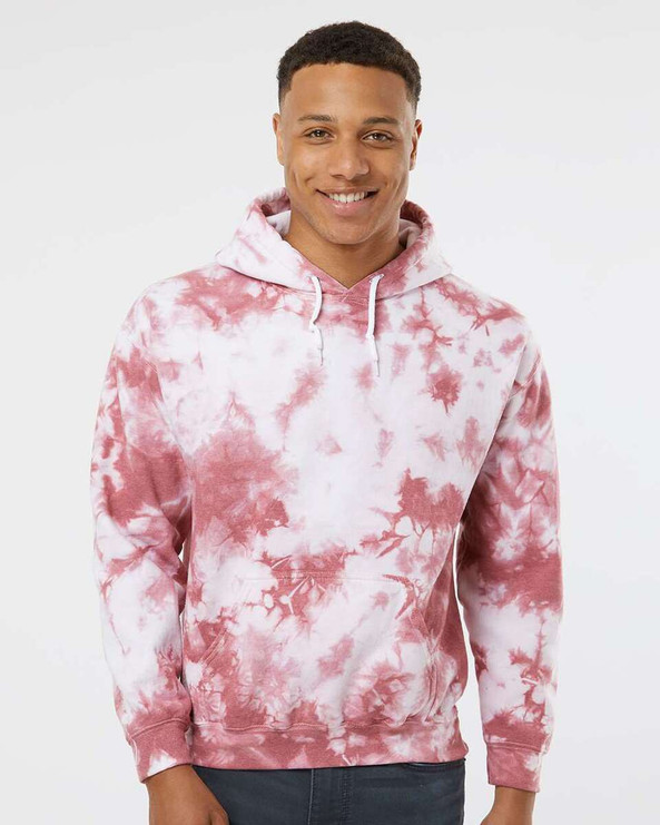 Dyenomite 680VR - Blended Tie-Dyed Hooded Sweatshirt