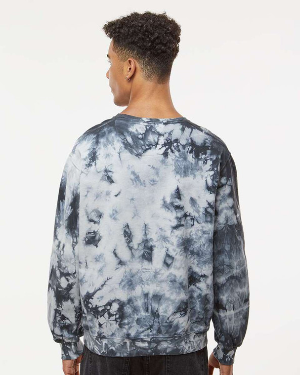Dyenomite 681VR - Sudadera Blended Tie-Dyed de cuello redondo