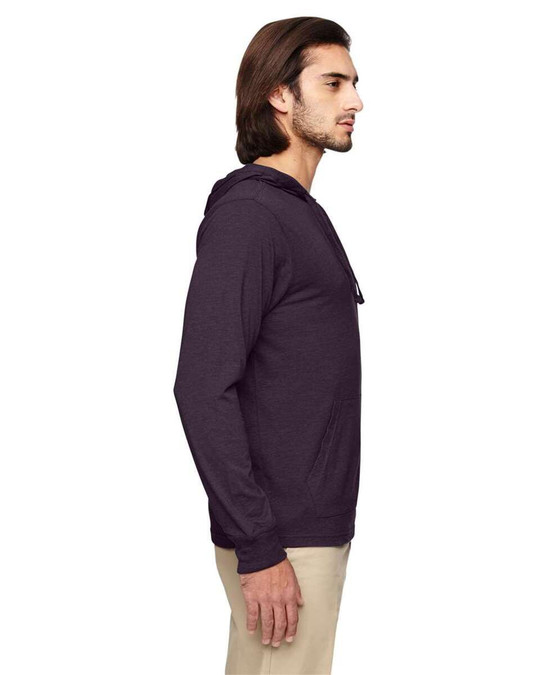 econscious EC1085 - Camiseta de manga larga con capucha y jersey ecológico