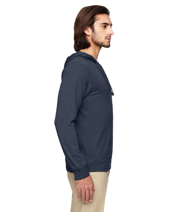 econscious EC1085 - Camiseta de manga larga con capucha y jersey ecológico
