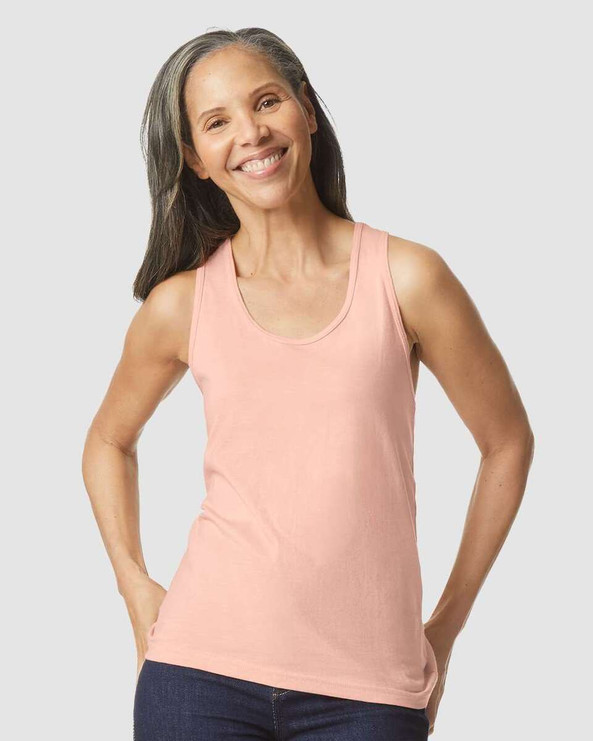 Gildan 64220LCVC - Softstyle® Women’s CVC Racerback Tank Top
