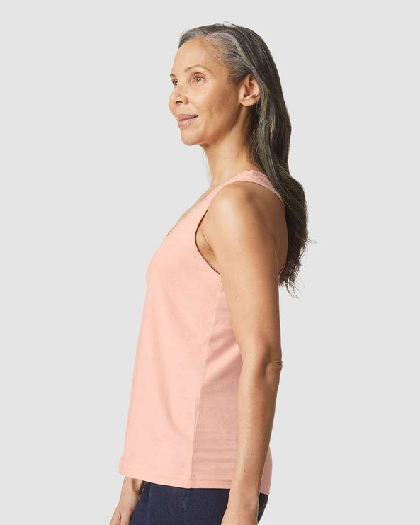 Gildan 64220LCVC - Softstyle® Women’s CVC Racerback Tank Top