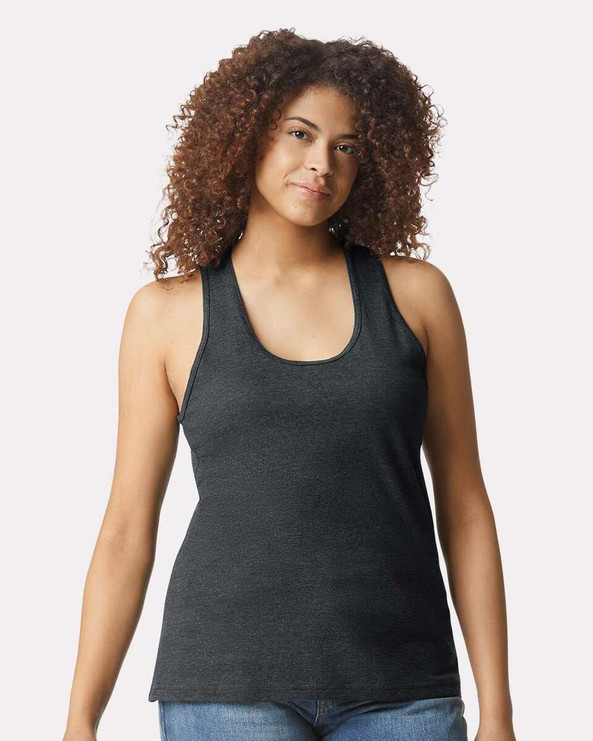 Gildan 64220LCVC - Softstyle® Women’s CVC Racerback Tank Top