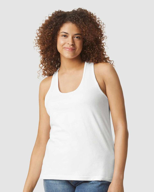Gildan 64220LCVC - Softstyle® Women's CVC Racerback Tank Top