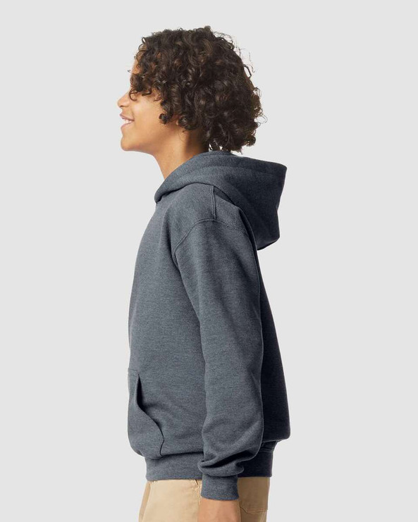 Gildan SF500B - Softstyle® Youth Midweight Hooded Sweatshirt