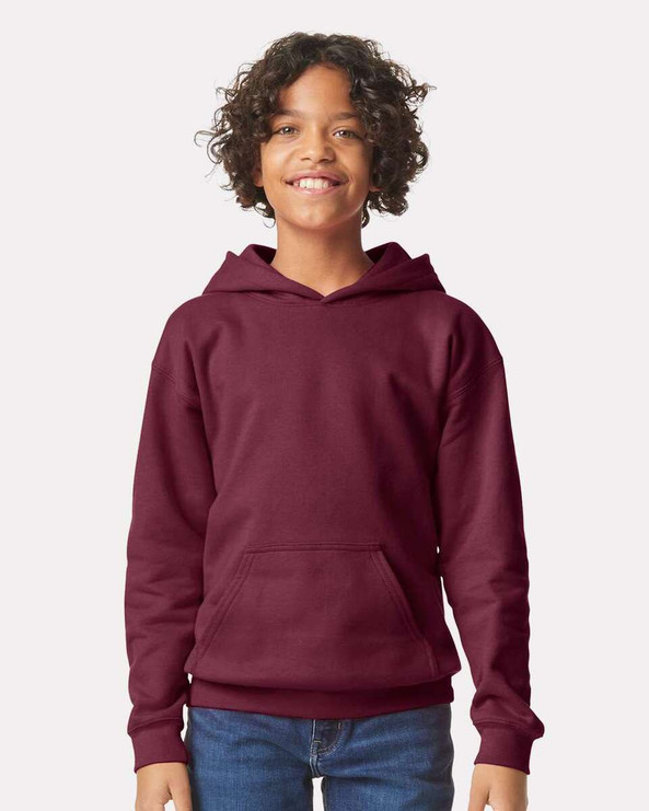 Gildan SF500B - Softstyle® Youth Midweight Hooded Sweatshirt