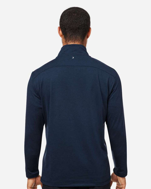Glyder MDP1772 - Jersey jaspeado Fairway Quarter-Zip Pullover
