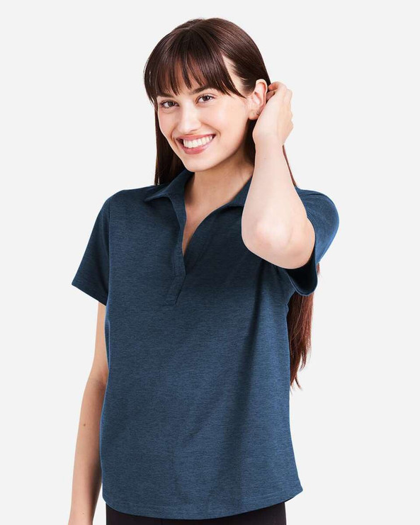 Glyder PDP7058 - Polo Fairway jaspeado de mujer