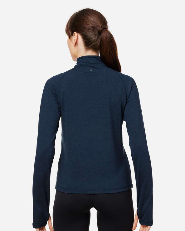 Glyder PDP8023 - Women's Marbled Jersey Fairway Quarter-Zip Pullover