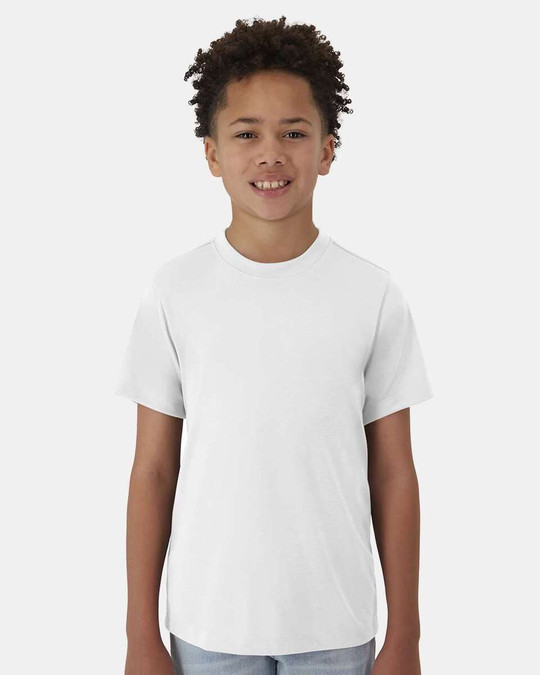 Hanes 484Y - Camiseta Cool DRI® Youth Cotton Touch