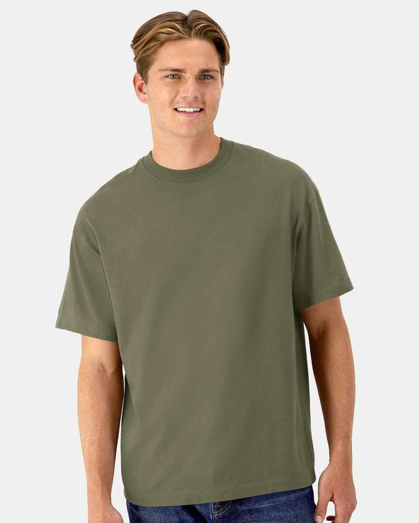 Hanes 5180R - Camiseta Beefy-T® Retro Street