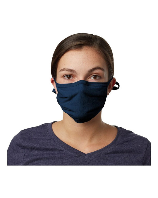 Hanes BMSKAR - Mascarilla ajustable X-Temp™ de 2 capas