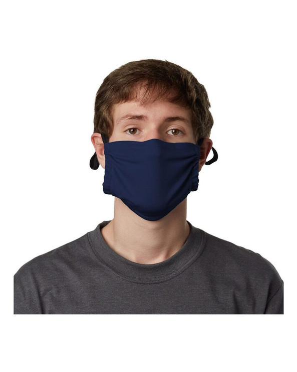 Hanes MKPKCR - 2-Ply Cotton Pocket Face Mask