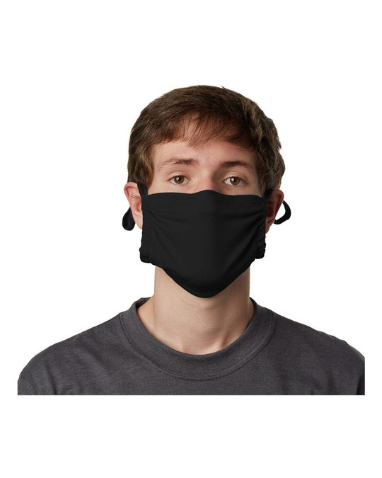 Hanes MKPKPR - Mascarilla de bolsillo de poliéster de 2 capas