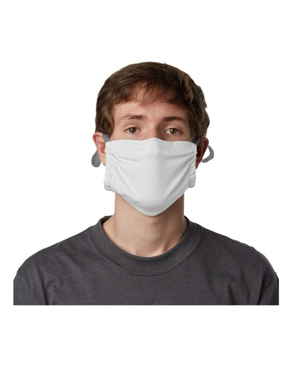 Hanes MKPKPR - Mascarilla de bolsillo de poliéster de 2 capas