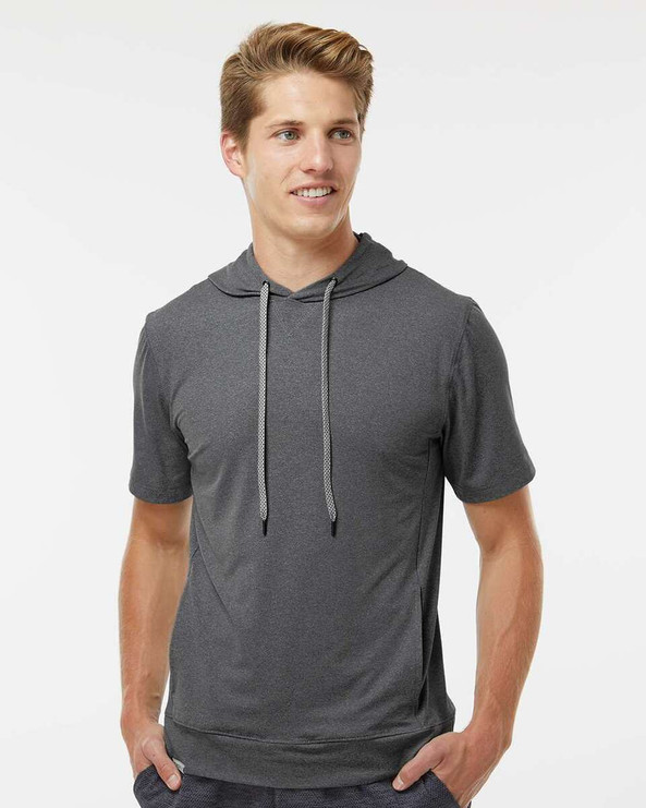 Holloway 222505 - Eco Revive™ Ventura Sudadera de punto suave de manga corta con capucha