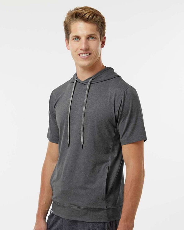 Holloway 222505 - Eco Revive™ Ventura Sudadera de punto suave de manga corta con capucha