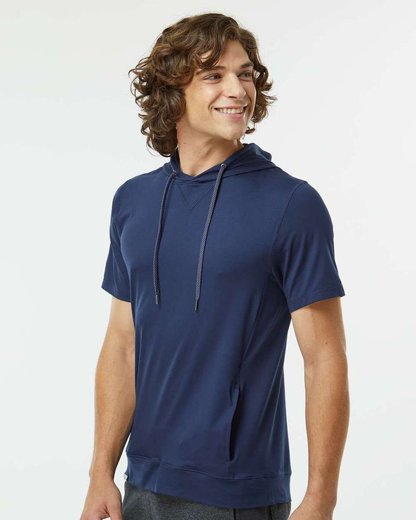 Holloway 222505 - Eco Revive™ Ventura Sudadera de punto suave de manga corta con capucha