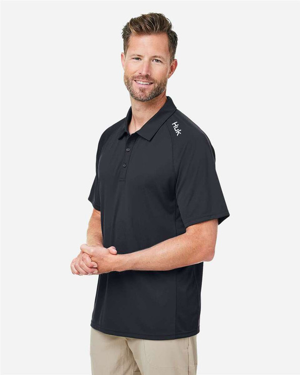 HUK H12L005 - LoPro Solid Performance Polo