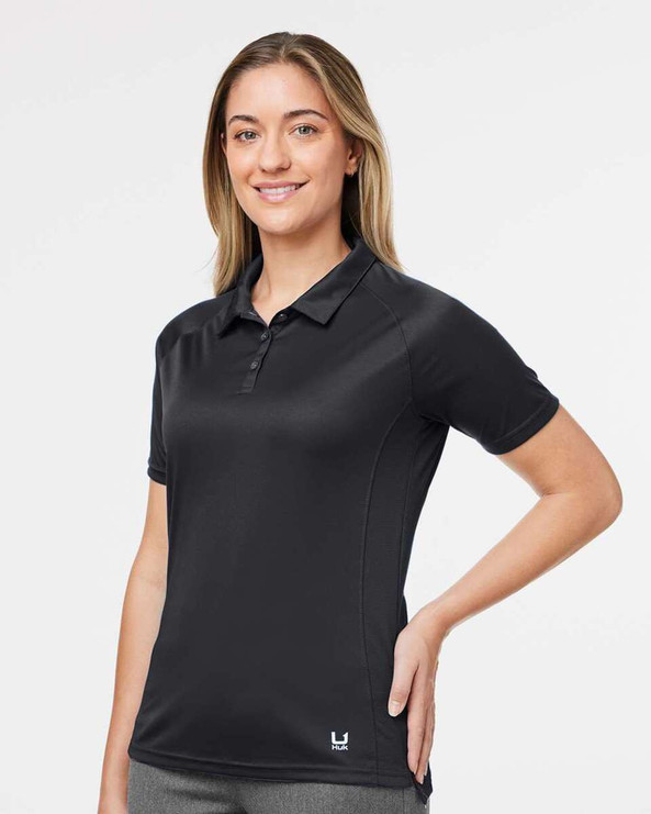 HUK H612L03 - Women’s LoPro Solid Performance Polo