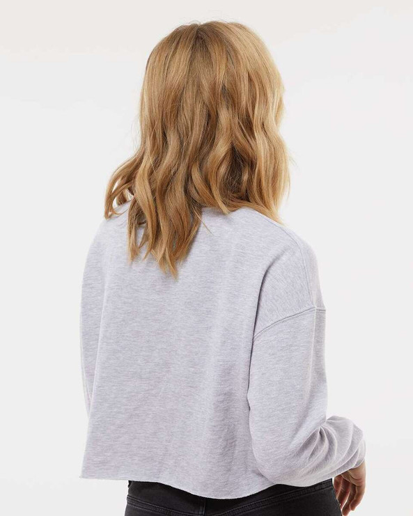 Independent Trading Co. AFX24CRP - Women's Lightweight Crop Crewneck Sweatshirt