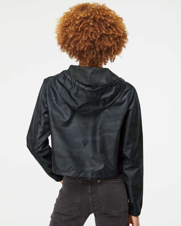 Independent Trading Co. EXP64CRP - Cortavientos ligero con cremallera y cortaviento para mujer