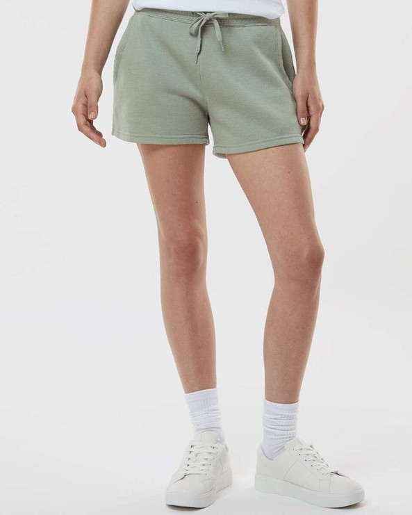 Independent Trading Co. PRM20SRT - Women’s Lightweight California Wave Wash Fleece Shorts