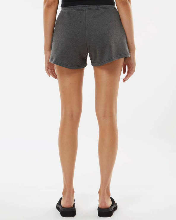 Independent Trading Co. PRM20SRT - Pantalones cortos ligeros de forro polar California Wave Wash para mujer