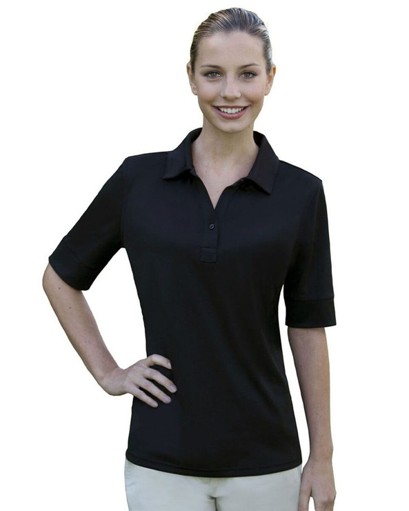 IZOD 13Z0117 - Women's Solid Jersey Polo