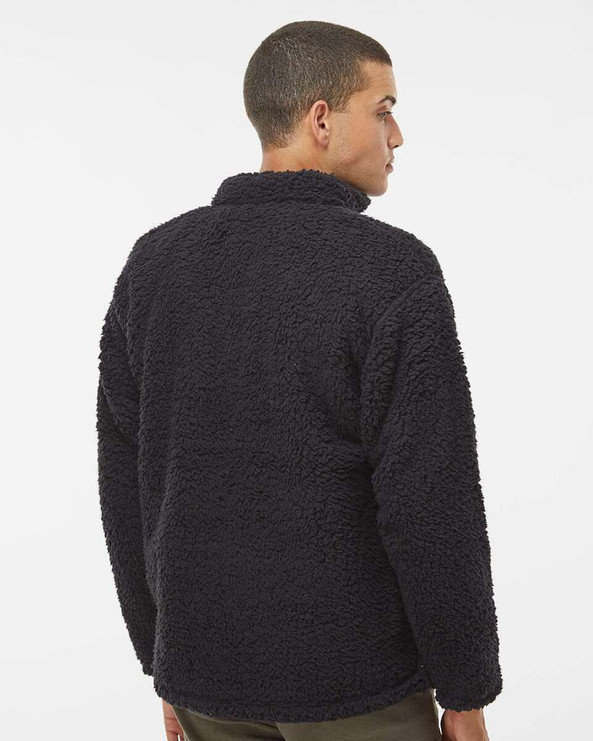 J. America 8454 - Sherpa Quarter-Zip Pullover