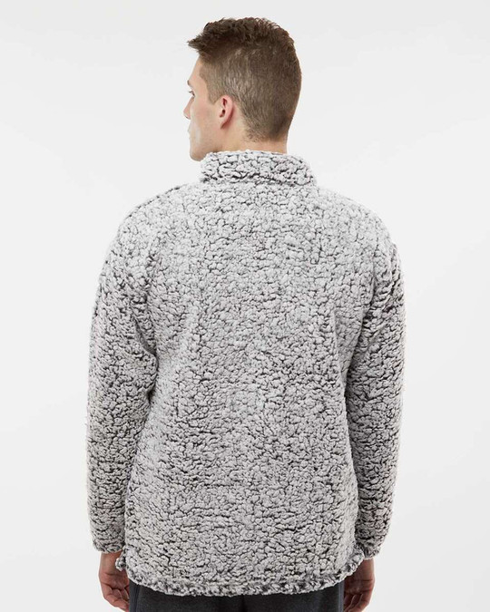 J. America 8454 - Jersey Sherpa con cremallera