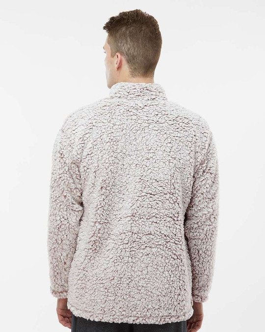 J. America 8454 - Sherpa Quarter-Zip Pullover