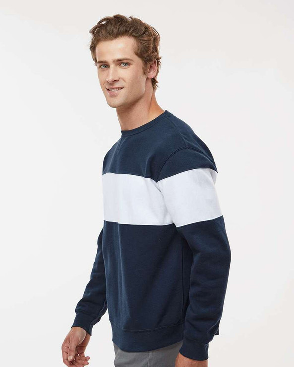 J. America 8646 - Varsity Fleece Crewneck Sweatshirt