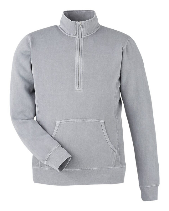 J. America 8732 - Jersey con cremallera y forro polar teñido en pigmento