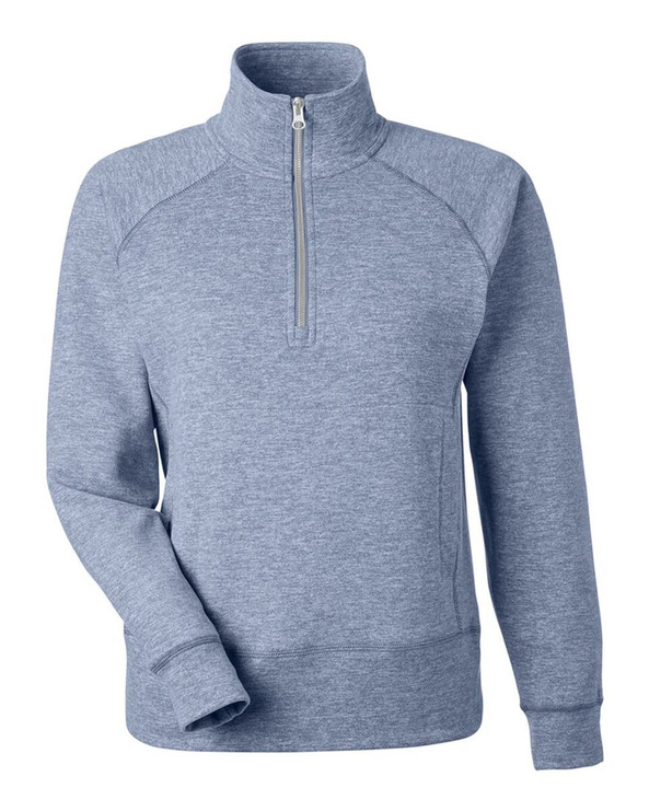 J. America 8743 - Women's Electric Fleece Quarter-Zip Sweatshirt