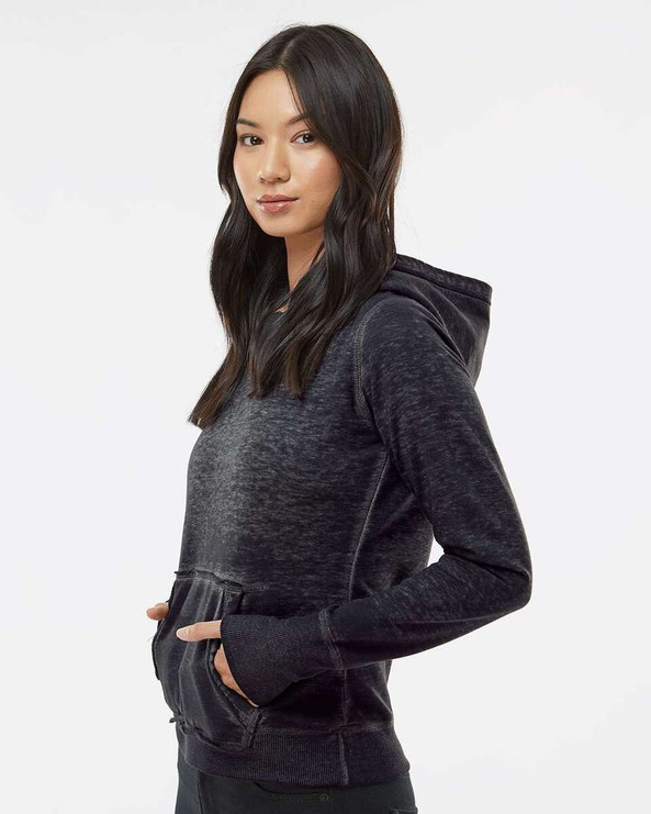 J. America 8912 - Women's Zen Fleece Hooded Sweatshirt