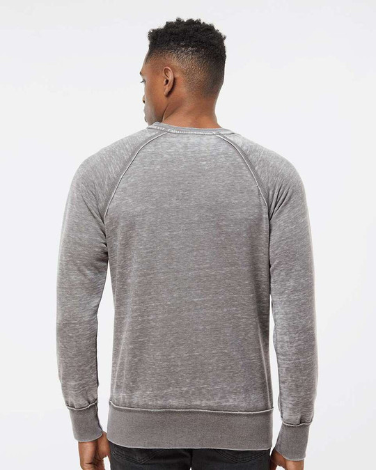 J. America 8920 - Sudadera de cuello redondo Zen Fleece Vintage